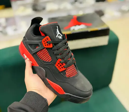 RETRO 4 BLACK RED